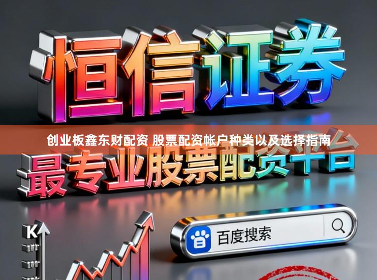 创业板鑫东财配资 股票配资帐户种类以及选择指南